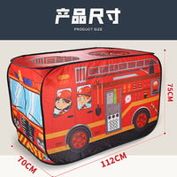Kids' Foldable Car-Themed Play Tent for Indoor/Outdoor Use