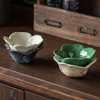 Japanese Retro Ceramic Dipping Sauce Dishes, Small Seasoning Plates for Table Decoration