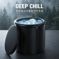 Foldable Portable Ice Bath Tub for Athletes, Hot and Cold Dual-Use Inflatable Bathtub