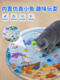 RARU Pet Water Cooling Mat for Cats and Dogs, Bite-Resistant Summer Sleep Pad