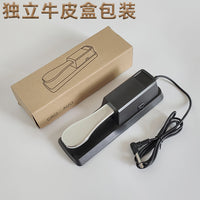Universal Sustain Pedal for Digital Pianos & Electronic Keyboards, Metal Construction