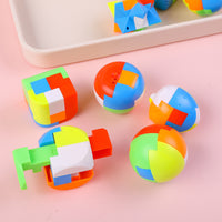 Luban Lock Brain Teaser Puzzle Set for Adults and Kids, Stress Relief Disentanglement Toy