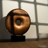 New Chinese Zen Retro Distressed Resin Ring Ornament for Home Decor
