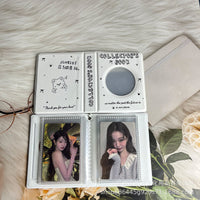 Korean Ins Style Black and White Graffiti Mini Photo Album for 3-inch Instax Photos Kpop Photocards