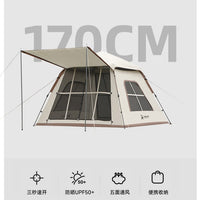 Deerland Automatic Pop-Up Tent with Integrated Rainfly for 3-4 Person Outdoor Camping