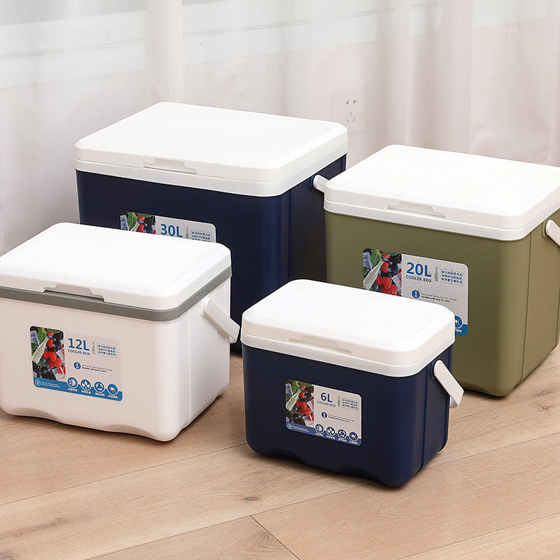 Portable Insulated Cooler Box for Outdoor Picnics, Fishing, Food Preservation, and Breast Milk Storage