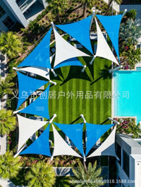 Triangular Sun Shade Sail Canopy for Outdoor Patio Garden Carport, Waterproof UV Protection