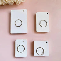 DIY Blank Bookmark Cards with Hole for Messages and Learning