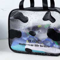 Waterproof Dry Wet Separation Beach Gym Bag Portable Toiletry Swim Bag