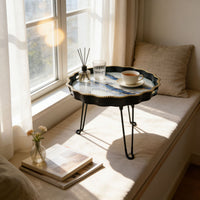Foldable Tray Side Table for Outdoor Camping Picnic or Indoor Use
