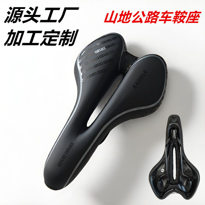 Bicycle Saddle Road Mountain Bike Hollow Breathable Comfortable Seat Cushion