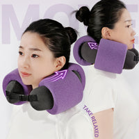 Adjustable Travel Neck Pillow U-Shaped for Airplane Train Office Napping