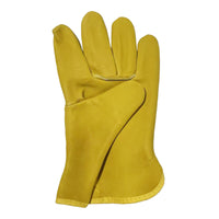 Industrial-Grade Short Welding Gloves, Thickened Top Grain Sheepskin, Heat & Fire Resistant, Welder Safety Gloves