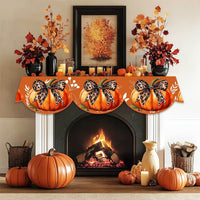Thanksgiving Pumpkin Linen Placemat Table Runner Heat Insulation Mat