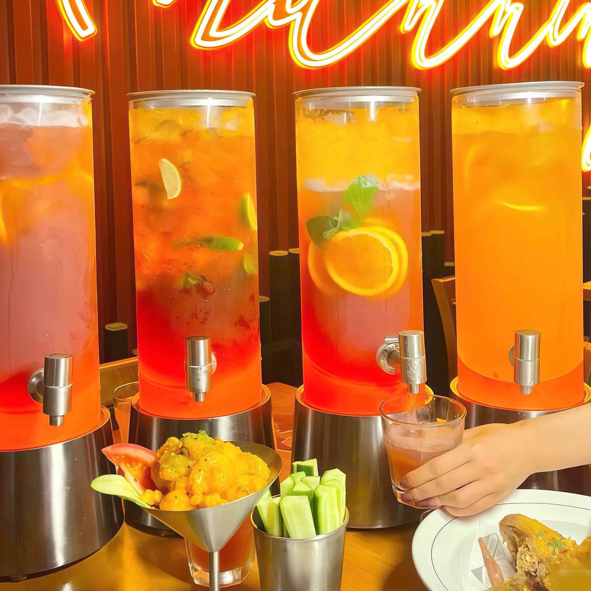 3L Creative Tripod Beverage Dispenser for Juice, Beer, and Cold Drinks