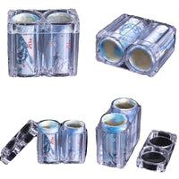 4-Pack Interconnected Coin Roll Holders for 30mm Commemorative Coins, 5 Yuan Peking Opera Art Collection Tubes