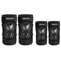 Motorcycle & Electric Bike Protective Gear Set - Knee & Elbow Pads for Riding, Outdoor Sports