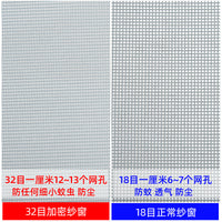 DIY Polyester Anti-Mosquito Window Screen Mesh with Aluminum Frame for Home