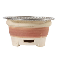 Clay Tea Stove & BBQ Grill for Indoor/Outdoor Use, Japanese Style Charcoal Heater