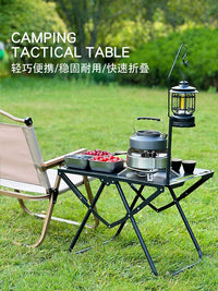 Outdoor IGT Tactical Folding Table Set - Lightweight Camping Picnic & Travel Gear
