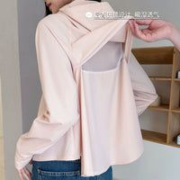 UPF50+ Cooling Ice Silk Breathable Outdoor Sun Protection Cape for Cycling