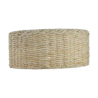 Zen Style Woven Rattan & Paper Rope Pendant Light for Bedroom Balcony Dining Room