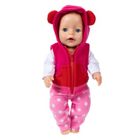 Cartoon Hoodie Outfit for 18-inch American Girl Dolls