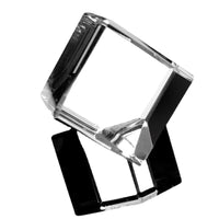 K9 Crystal Cube Optical Glass Ornament