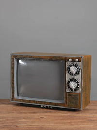 Retro Decorative Model Ornaments: Typewriter, Gramophone, Radio, TV, Projector, Camera