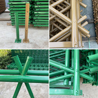 Stainless Steel Bamboo-Style Garden Fence Outdoor Yard Park Vegetable Patch Barrier