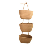 Christmas Tree 3-Tier Hanging Basket Storage Shelf for Bedroom Living Room Decor