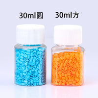 30ml Clear Plastic Storage Bottles with Lids for DIY Crafts and Small Items