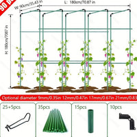 Garden Greenhouse Arch Support Stakes for Climbing Plants