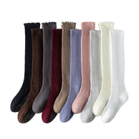 Women's Non-Slip Yoga Pilates Socks with Silicone Grips, High Elasticity, Mid-Calf Length