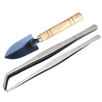 Succulent Plant Tool Kit with Tweezers, Shovel, and Soil Loosening Tools