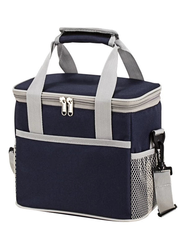 Portable Insulated Lunch Bag with Shoulder Strap for Outdoor Picnic and Food Delivery