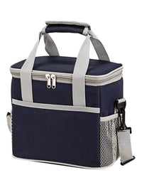 Portable Insulated Lunch Bag with Shoulder Strap for Outdoor Picnic and Food Delivery