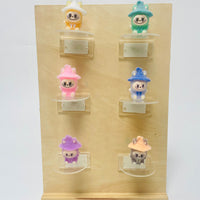 Clear Acrylic L-Shaped Display Stand for Figurines, Dolls, and Photo Frames