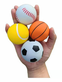 Kids' Mini Bouncy Rubber Ball Set for Stress Relief and Play
