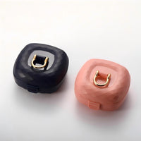 Mini Portable Jewelry Organizer Box with Mirror, Anti-Oxidation Travel Case for Earrings and Rings
