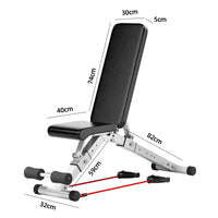 Foldable Adjustable Dumbbell Bench for Home Gym, Sit-up Board, Multi-functional Weight Bench