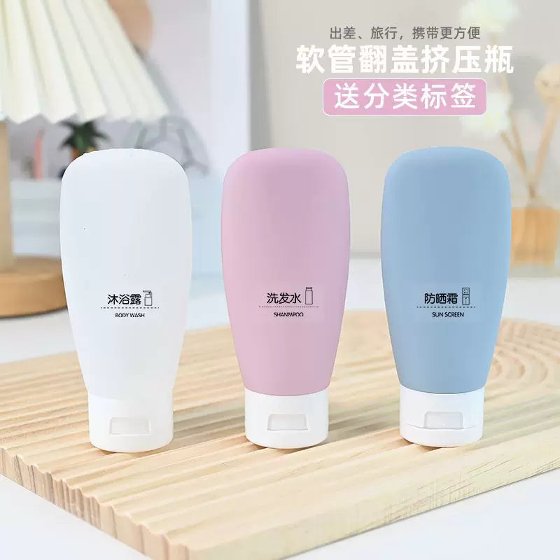 Travel Squeeze Bottles for Shampoo, Lotion, and Toiletries