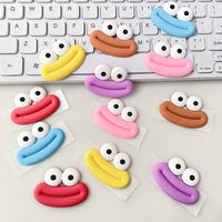 Funny Sausage Mouth Soft Glue Sticker for Phone Case DIY & Refrigerator Decoration