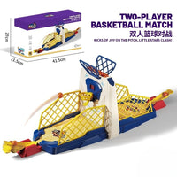 Kids' Tabletop Basketball Shooting Game & Foosball Table, Multi-Mode Interactive Parent-Child Toy