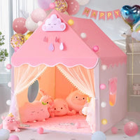 Kids Indoor Play Tent for Girls and Boys, Portable Princess Castle Playhouse for Bed or Outdoor Use