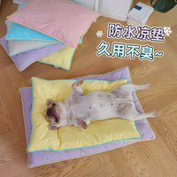 Pet Cooling Mat Waterproof Non-Stick Hair Removable Washable Dog Cat Bed for Summer