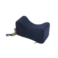 Memory Foam Travel Pillow with Eye Mask Option, Multi-functional Neck and Lumbar Support