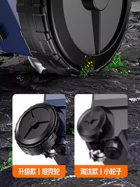 Tingye 32L Ultralight Fishing Box with Wheels, Multifunctional Thickened Insulated Fish Cooler