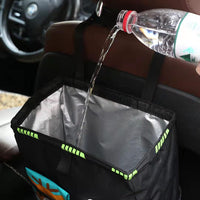 Multi-functional Car Seat Back Organizer with Tissue Holder and Storage Bag