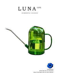 LUNA Horticulture Long Spout Watering Can with Spray Nozzle for Indoor Outdoor Plants